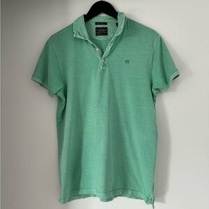 Scotch & Soda Green Polo Shirt